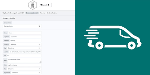 Consegna a domicilio